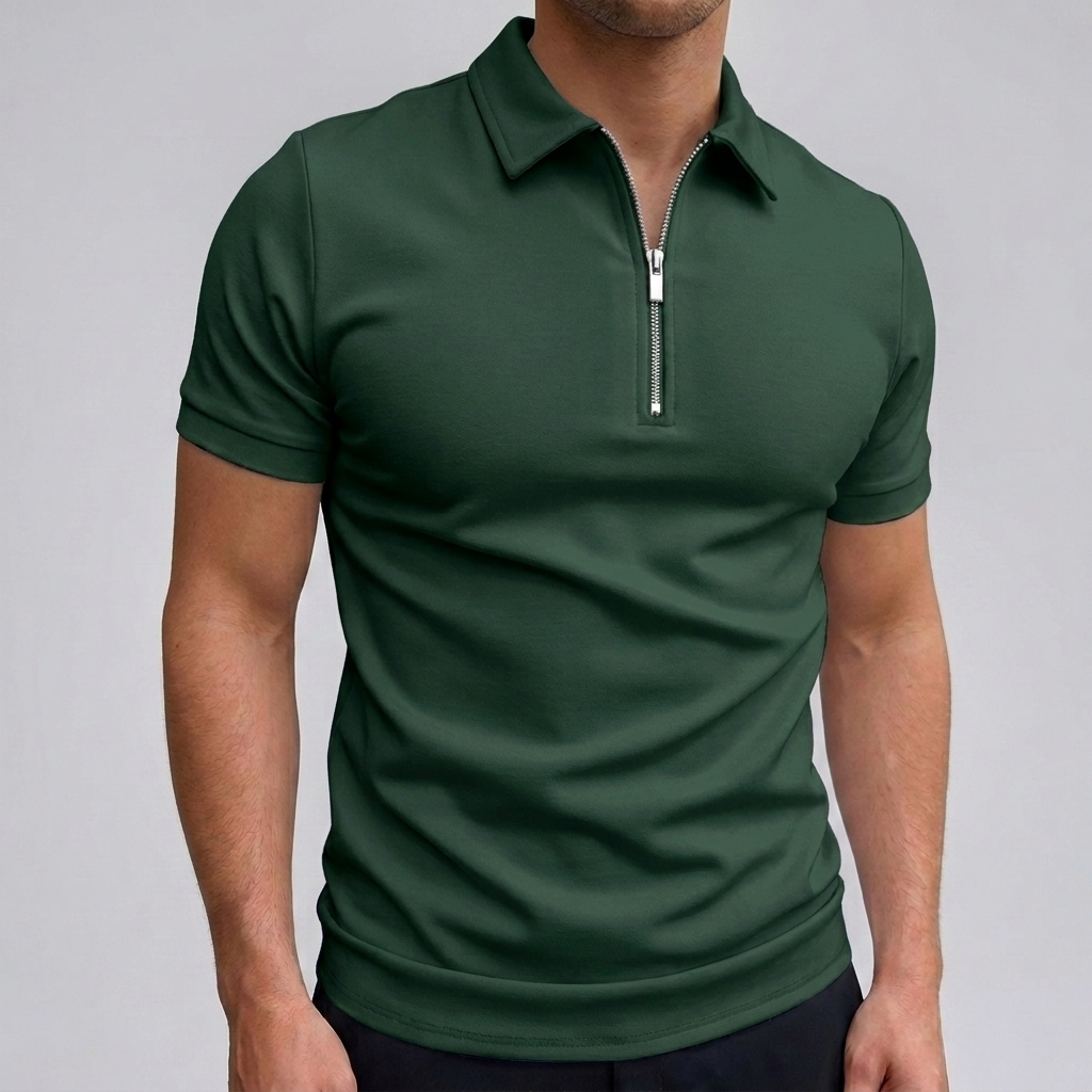 Men's Fashion Short Sleeve Polo Top
