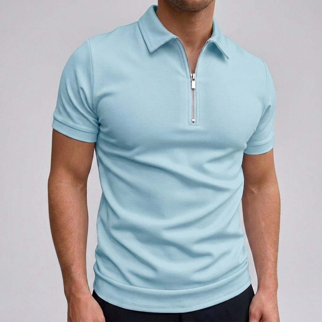 Men's Fashion Short Sleeve Polo Top