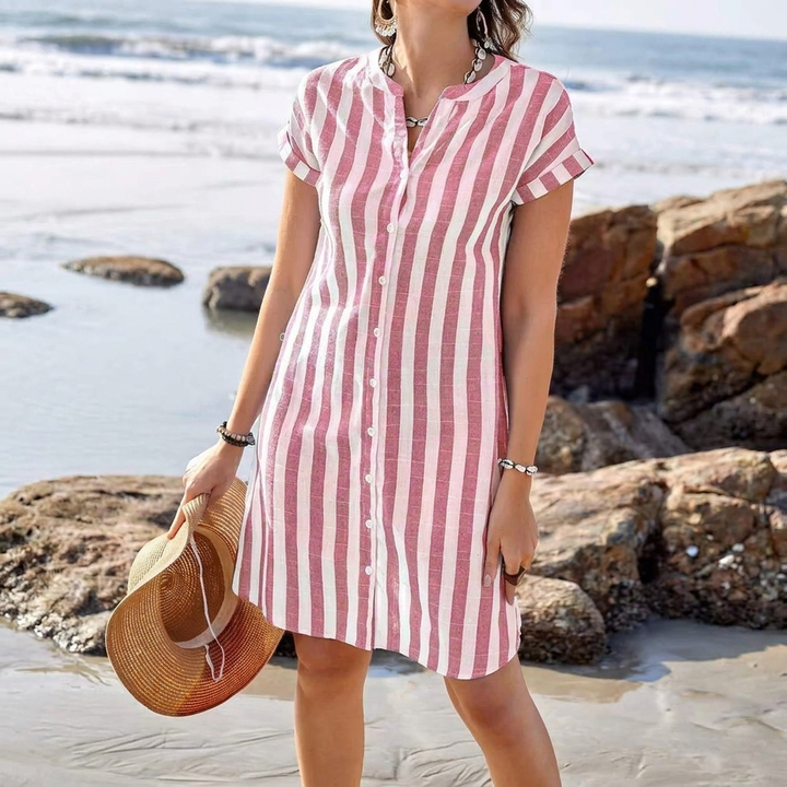 Women's Fashion Striped Long Sleeve Blouse