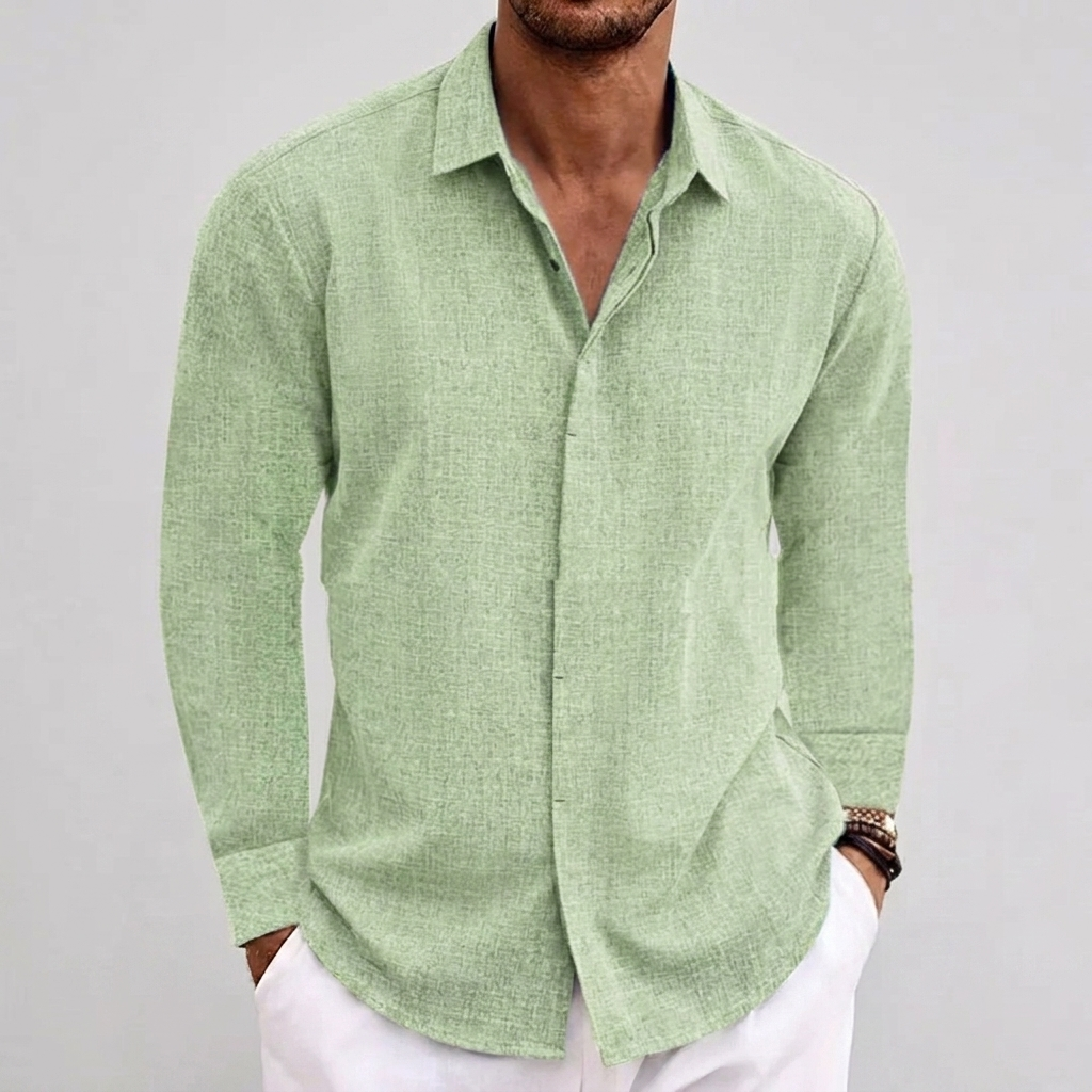 Men's Everyday Long Sleeve Undershirt Style T-Shirt