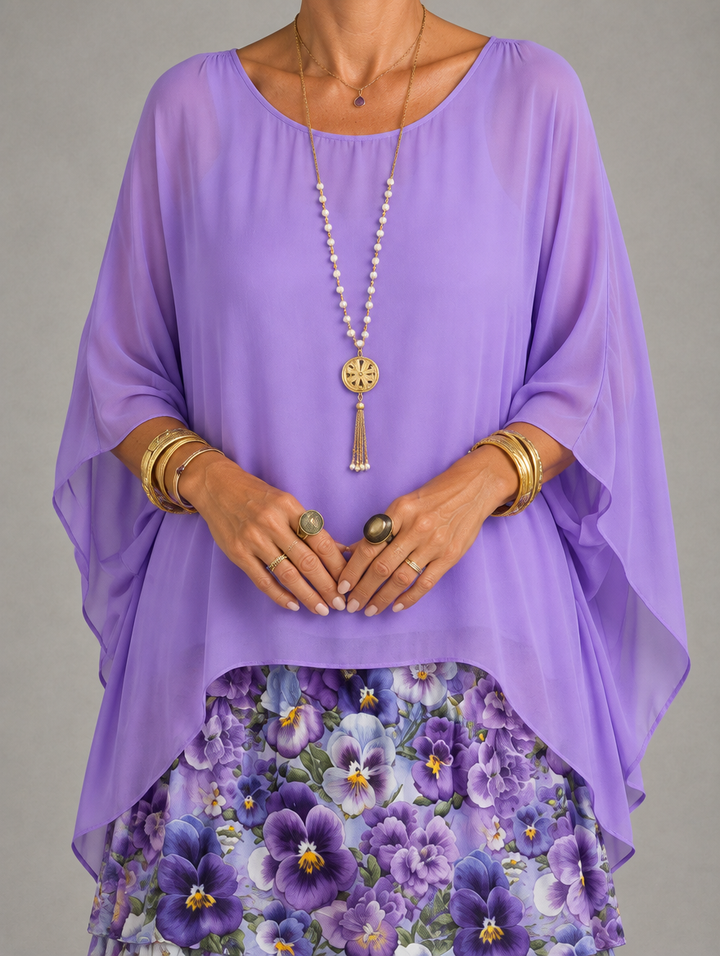 Elegant, flowing maxi dress