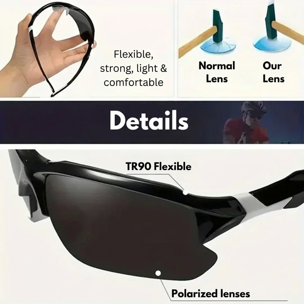 Polarized Sports Sunglasses – Clarity and Control