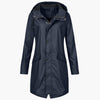Hooded Longline Raincoat for Women
