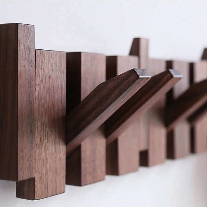 Primo | Piano-Shaped Wooden Coat Rack | Elegant Design | Durable Wood