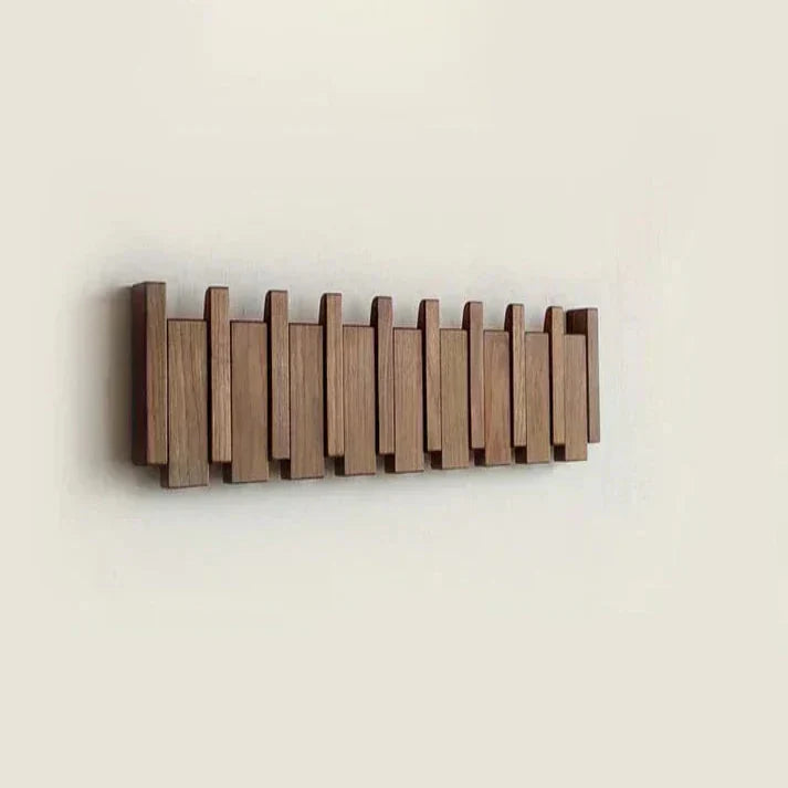 Primo | Piano-Shaped Wooden Coat Rack | Elegant Design | Durable Wood