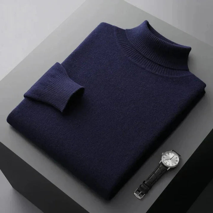 Men’s Turtleneck Sweater – Elegant Layer with Refined Look