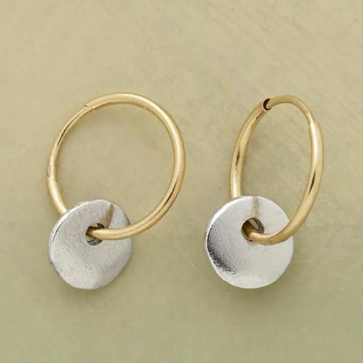 Artisan-crafted silver earrings