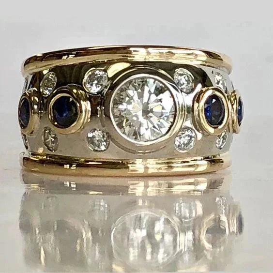 Elegant Cubic Zirconia Ring with a Refined Look