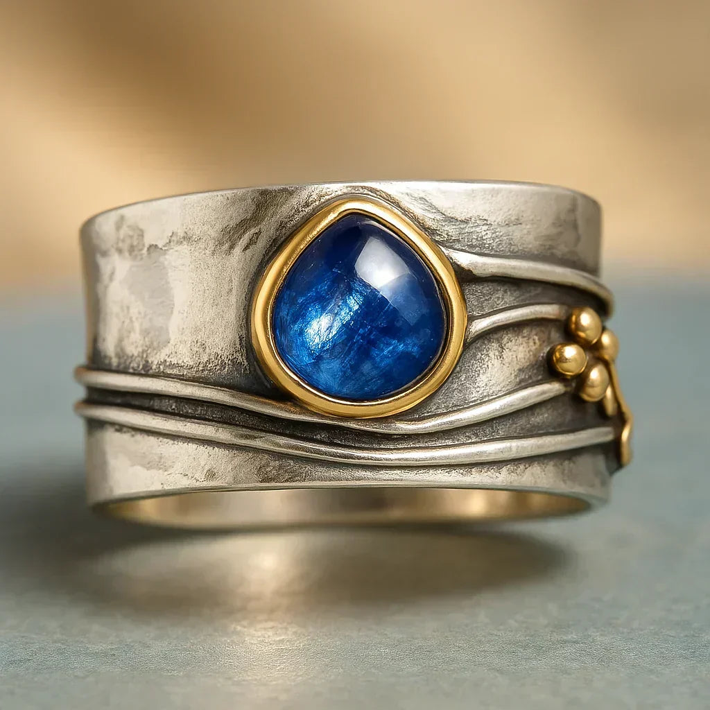 Soft Rose Gold Ring with a Refined Little Stone