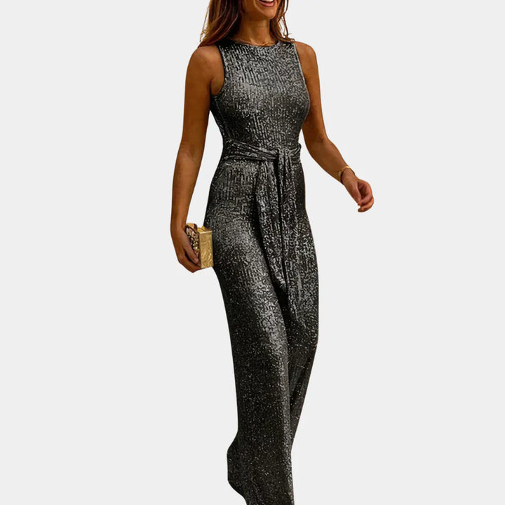 Women's Glitter Jumpsuit – Evening Wear
