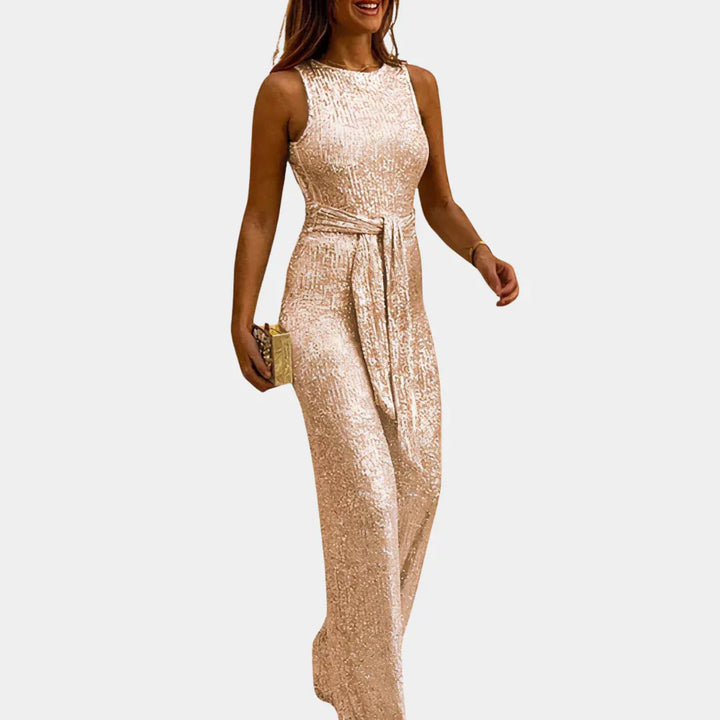 Women's Glitter Jumpsuit – Evening Wear