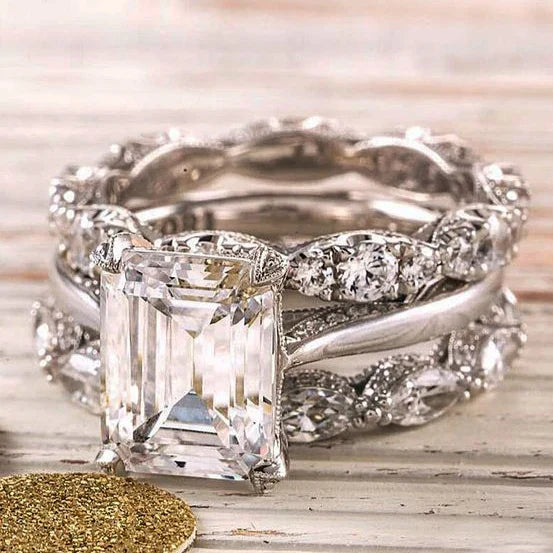 Elegant silver layered ring with a refined finish