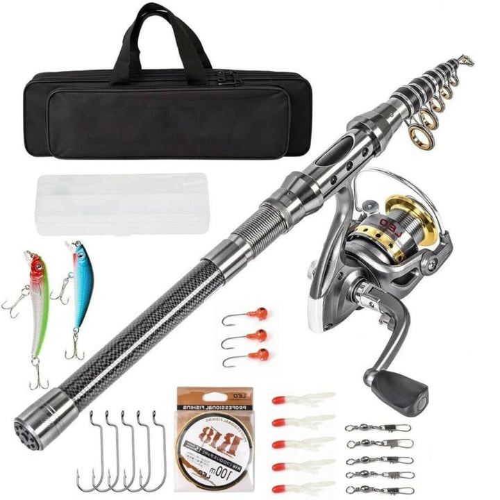 Carbon Fiber Telescopic Fishing Rod