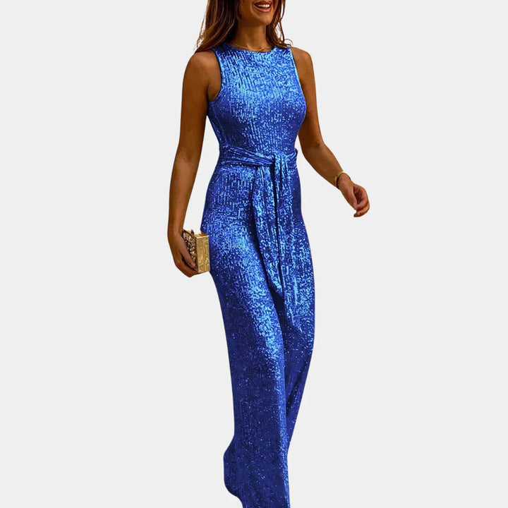 Women's Glitter Jumpsuit – Evening Wear
