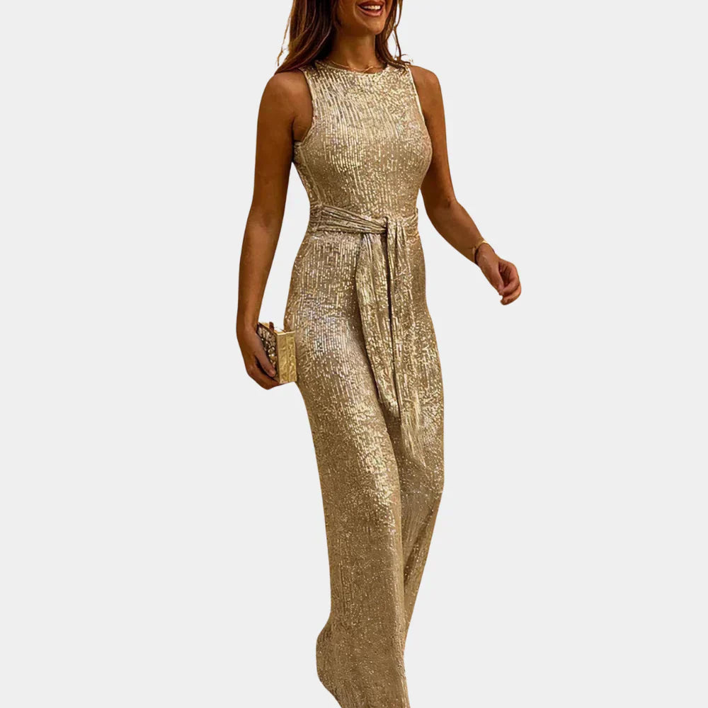 Women's Glitter Jumpsuit – Evening Wear