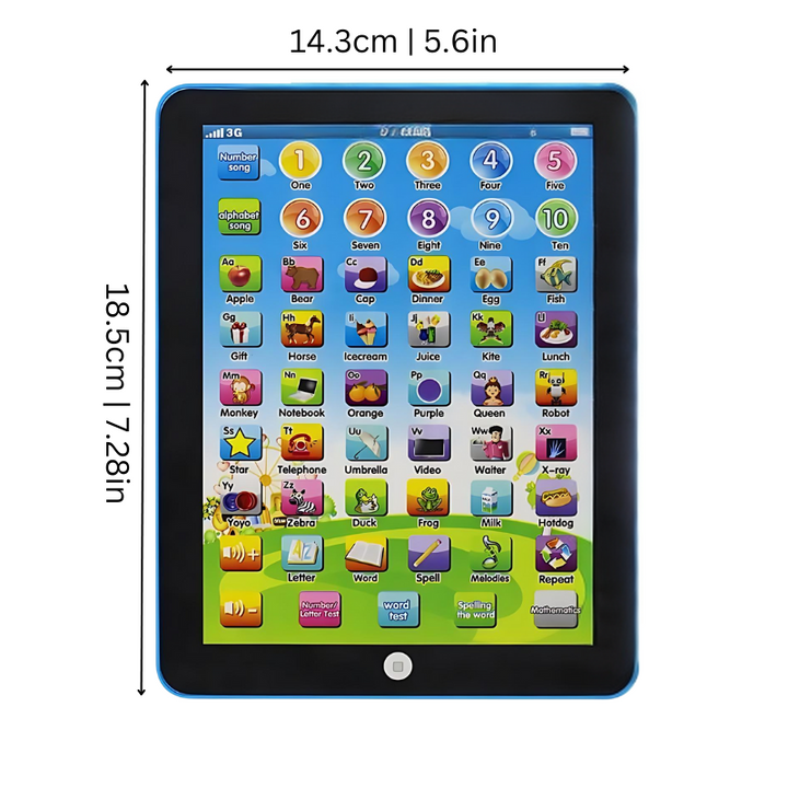 EduPlay Kids Tablet for Ages 3–6 - Interactive Learning Experience