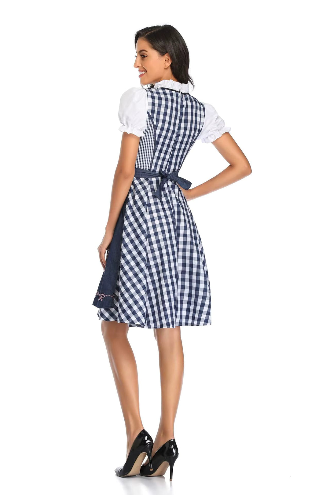 Classic Women's Dirndl Dress Set for Oktoberfest - Traditional Polyester