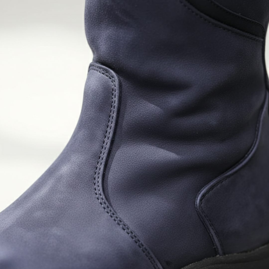 Knee High Boots with Adjustable Calf Strap for Women