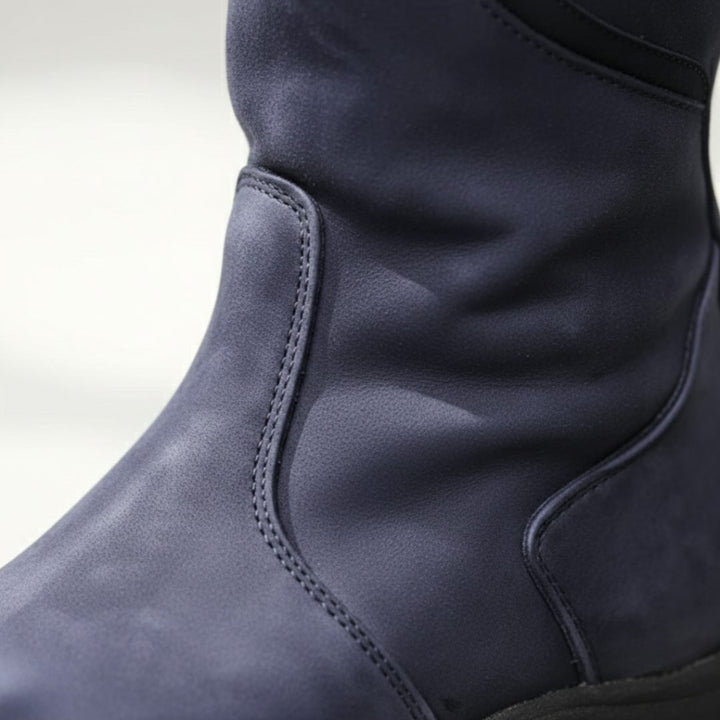 Knee High Boots with Adjustable Calf Strap for Women