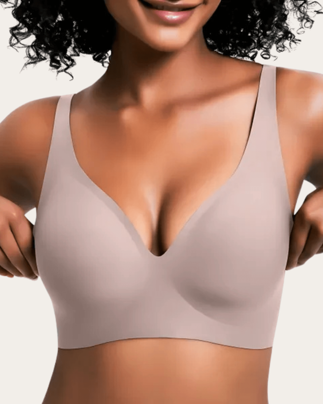 Wireless Comfort Bra with 3D Cups for Natural Support and All-Day Comfort