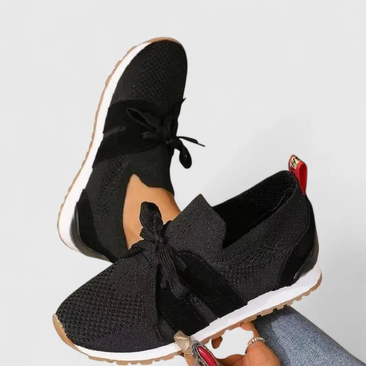 Women's Lace-Up Knit Sneaker