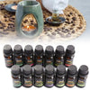 Lavender Essential Oil Set for Diffuser with Aroma 14-Bottle Amber Glass Kit