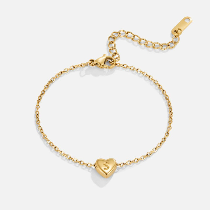 Heart Letter Bracelet