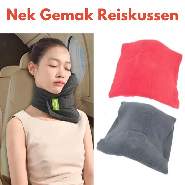Travel Neck Pillow - Extreme Comfort for Traveling | Lightweight & Hygienic