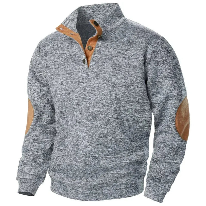 Men's V-Neck Sweatshirt for Outdoor &amp; Casual Style