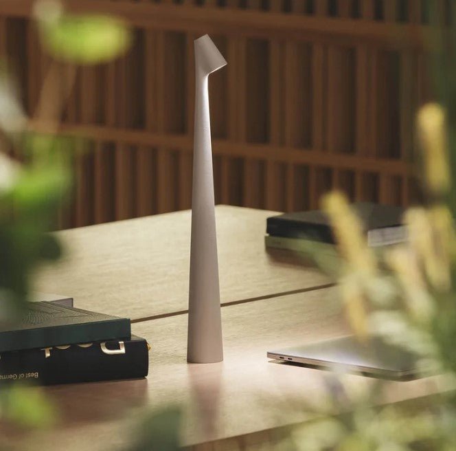 Rechargeable LED Table Lamp | Polycarbonate | 2700 K Warm White | 3 Brightness Levels
