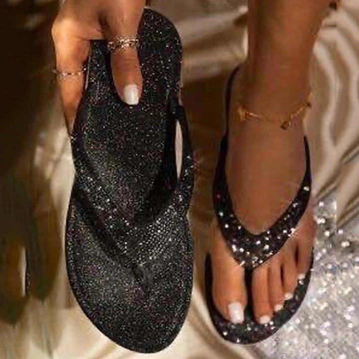 Flip-Flops | Luxury Beach Sandals with Diamantes for Women