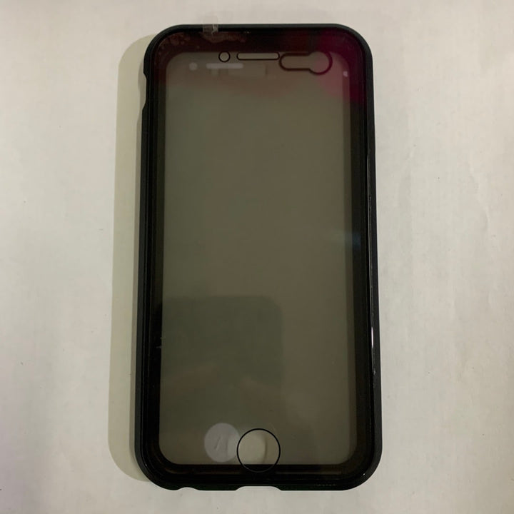 Magnetic Phone Case with Privacy Glass and Card Holder Tempered Protector Wallet