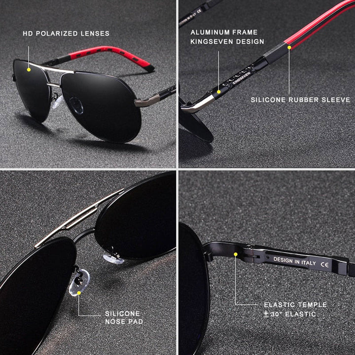 Vintage Polarised Sunglasses for Men - Retro Style and UV400 Protection