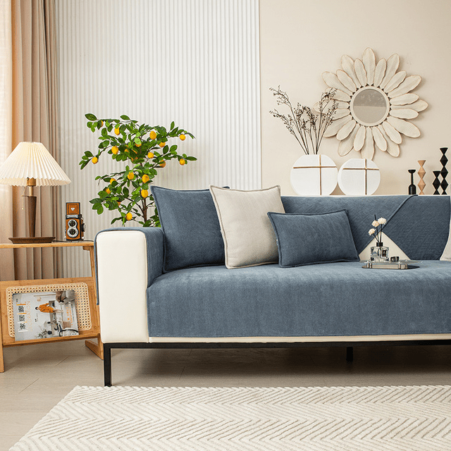 Ultra-smooth sofa cover - non-slip couch protector