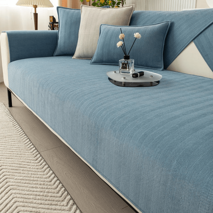 Ultra-smooth sofa cover - non-slip couch protector