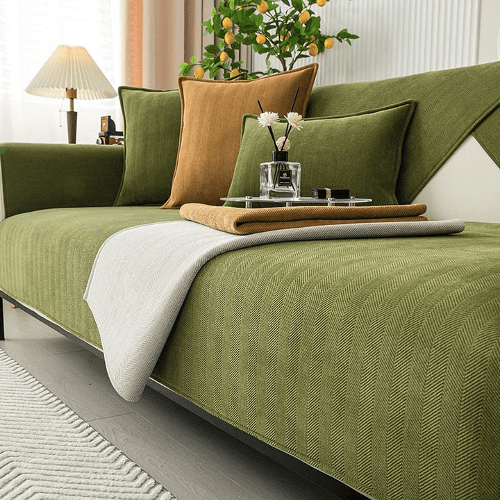 Ultra-smooth sofa cover - non-slip couch protector