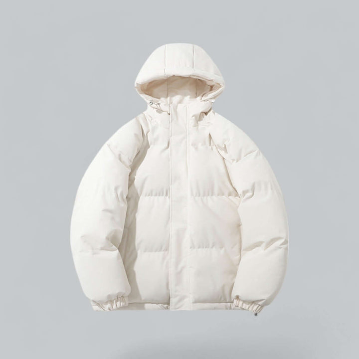 Warm Men's Winter Parka with Adjustable Hood