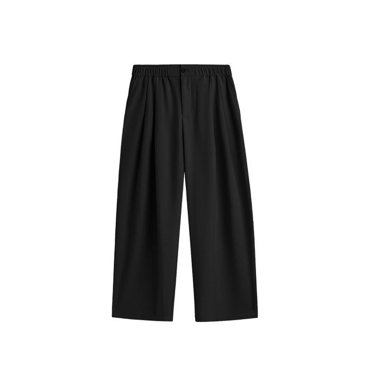 Sebastian | Men's Linen Wide Leg Drawstring Pants Pleated Relaxed Fit