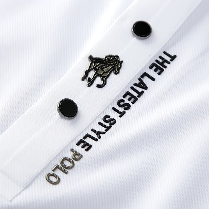 Owen | Men's Polo Shirt Wrinkle-Free Stretch Cotton Short Sleeve