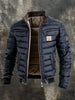 Lucas | Men's Quilted Puffer Jacket Wind Resistant Duck Down