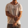 James | Men's Round Neck T-Shirt Short Sleeve Cotton Casual