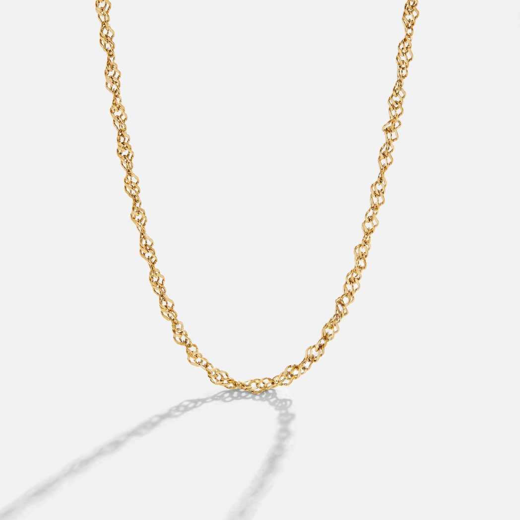 Mila Twist Gold Necklace