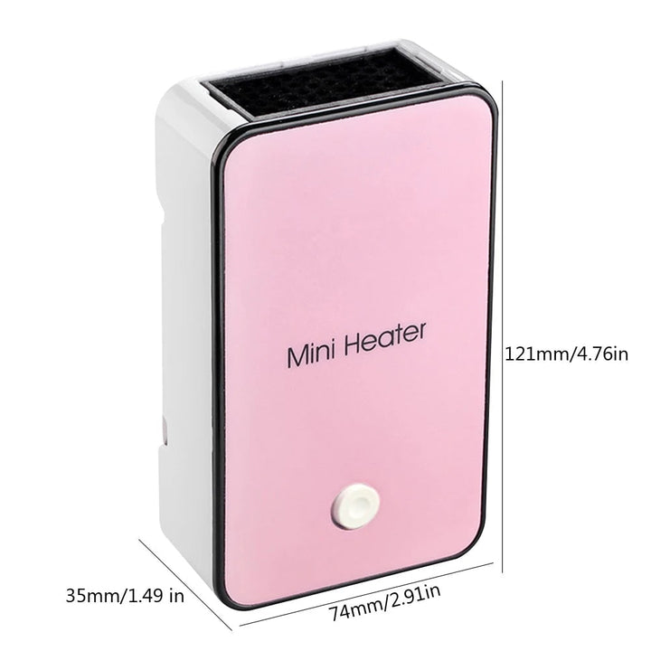 Mini Portable Ceramic Space Heater with Energy Efficient Ptc Heating for Home Office