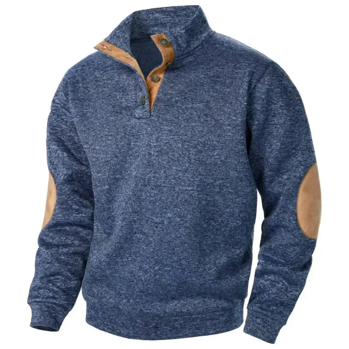 Men's V-Neck Sweatshirt for Outdoor &amp; Casual Style