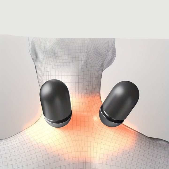 Neck Pain Relief Pillow for Problems and Issues with Heated Massage Support