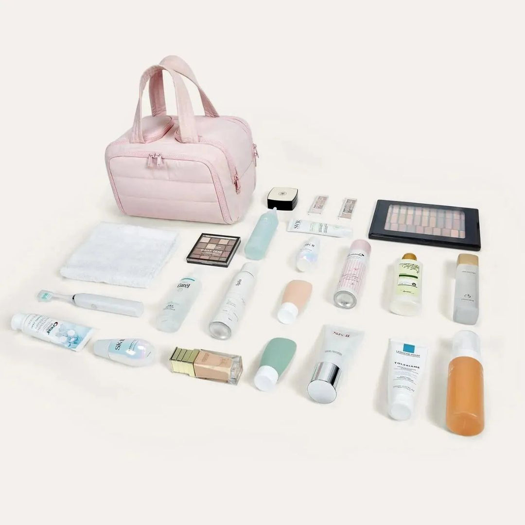 Smart wash bag - pack light, arrive fresh