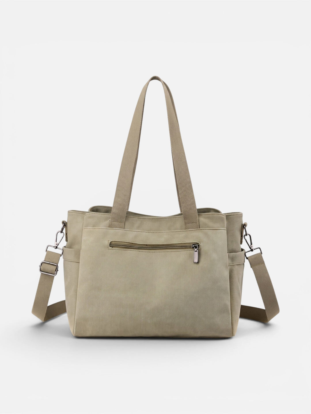 Women's Convertible Canvas Tote Bag with Crossbody Strap
