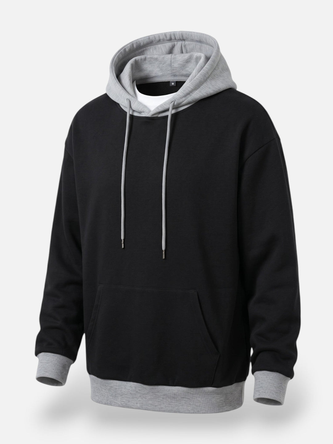 Men's Two-Tone Drawstring Hoodie