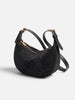 Women's Faux Suede Zip Hobo Bag
