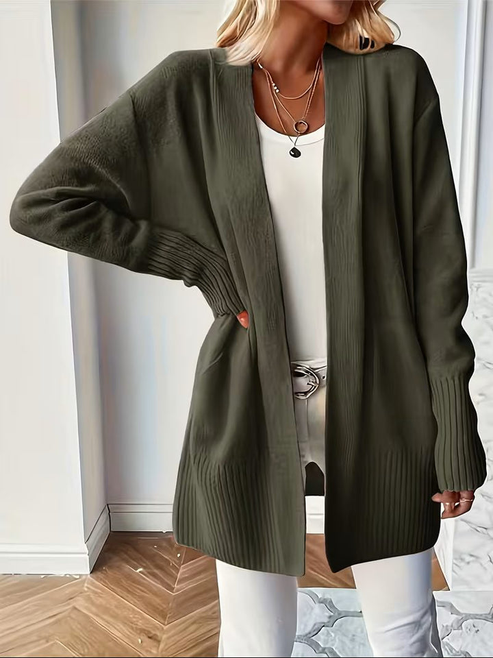 Open Front Long Cardigan for Women